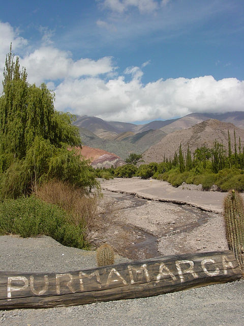 Approaching Purmamarca