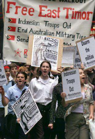 Timor Demonstrators