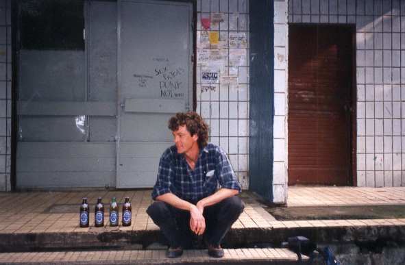 In Moscow, 1997 (Photo by Miriam Tratt) (103k)