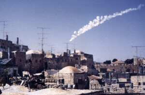 Tear-Gas, Jerusalem (Photo)